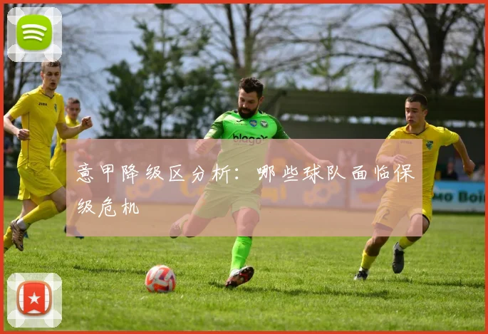 意甲降级区分析:哪些球队面临保级危机